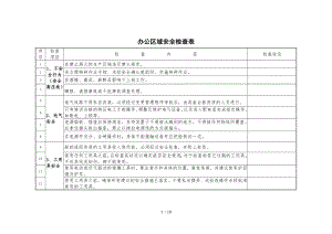 办公区域安全检查表.docx