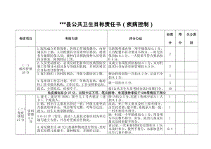 疾病预防控制工作目标责任书.docx