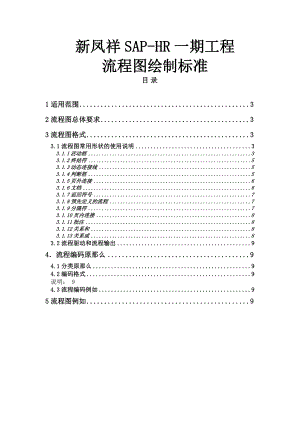 SAPHR项目流程图绘制标准.doc