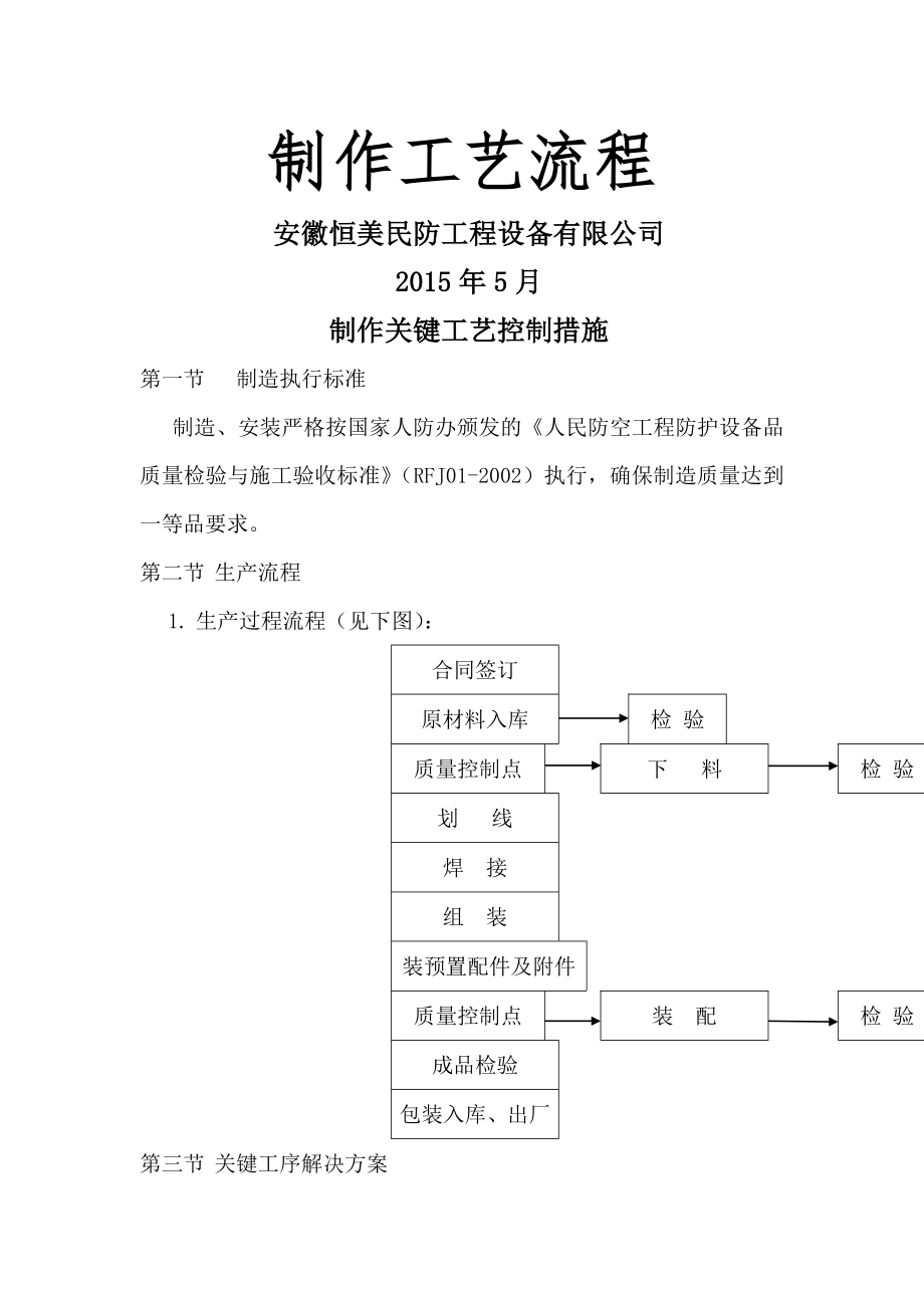 3-1生产制作工艺标准流程.doc_第1页