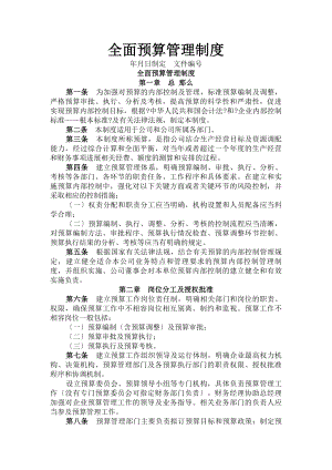 全面预算管理制度修改稿.docx