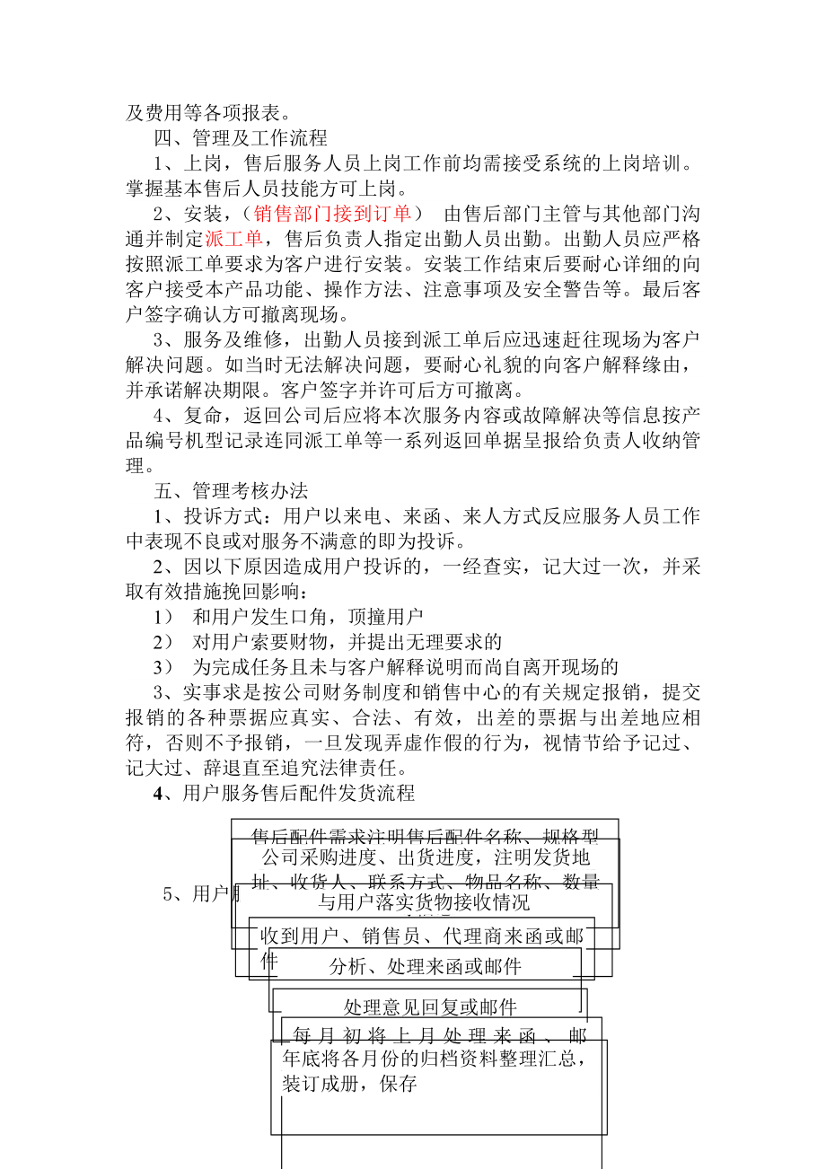 售后服务工作流程及管理制度草案.docx_第2页