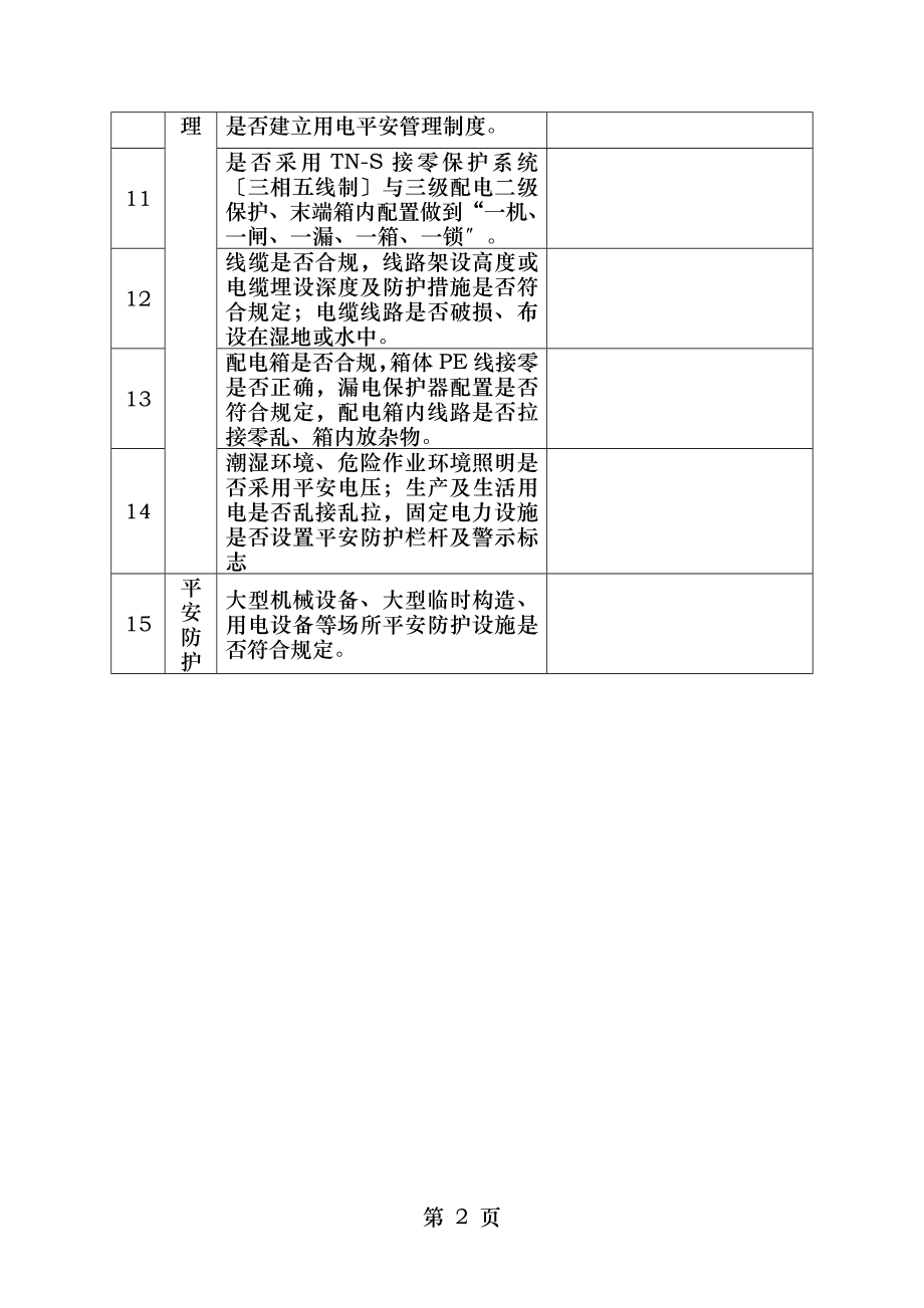 施工机械安全专项检查表.doc_第2页