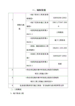 防水工程专项施工方案修改.doc