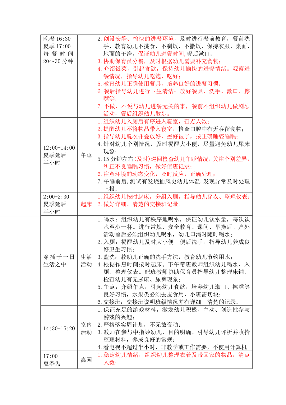 幼儿园教师工作流程要求.doc_第2页