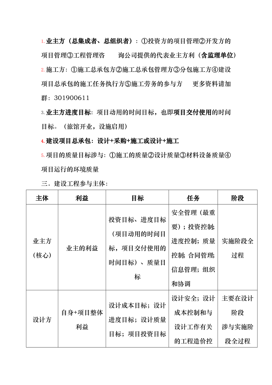 2017二级建造师施工管理重点笔记.doc_第2页