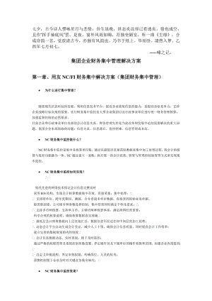 Cfyshyo集团企业财务集中管理解决方案.doc