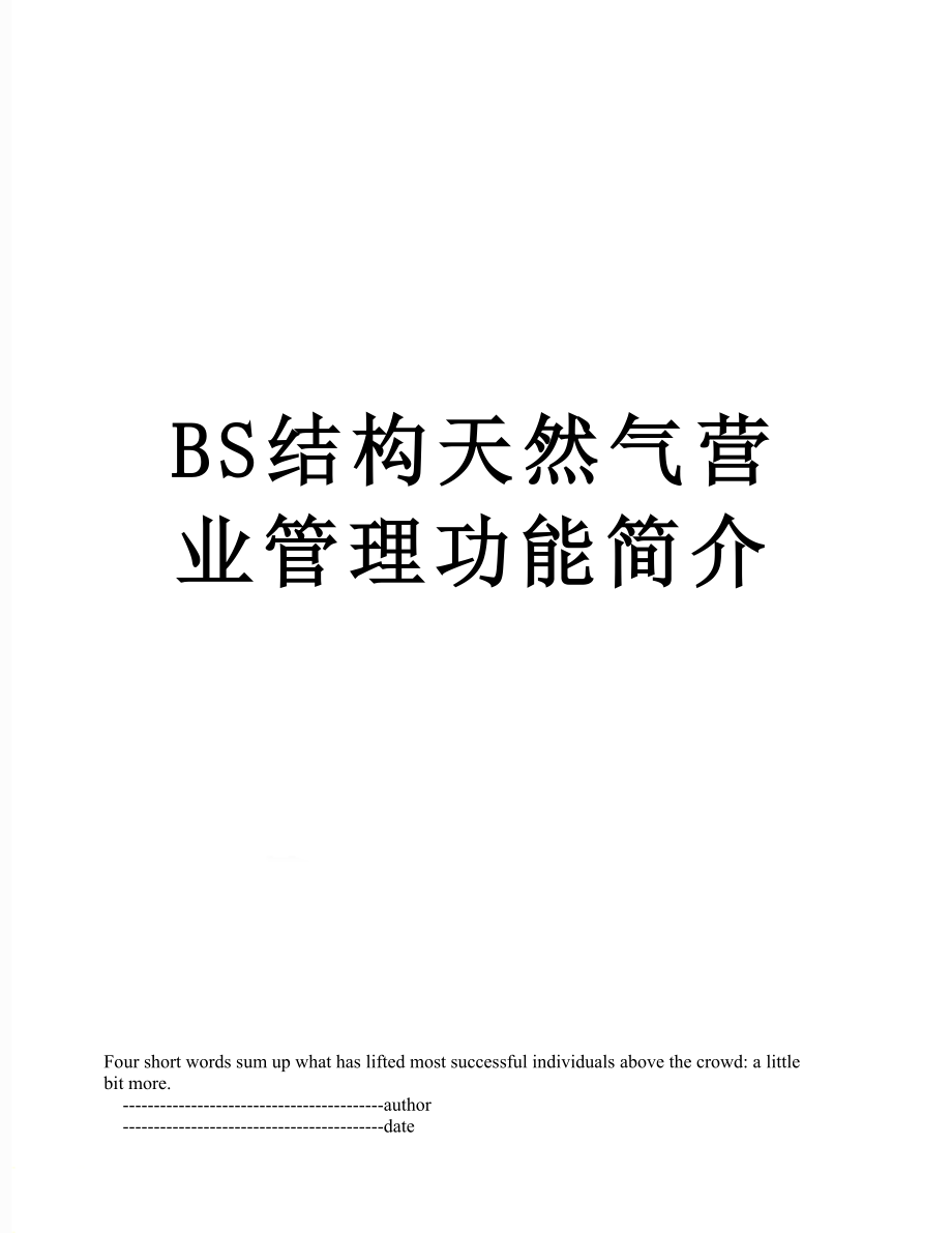 最新BS结构天然气营业管理功能简介.doc_第1页