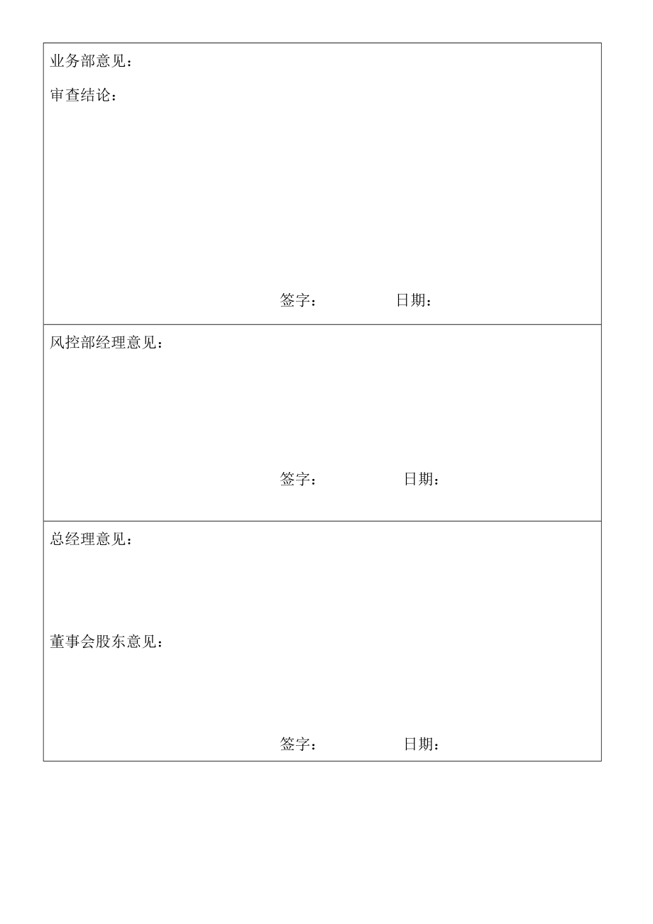 担保公司项目调查报告表.doc_第2页