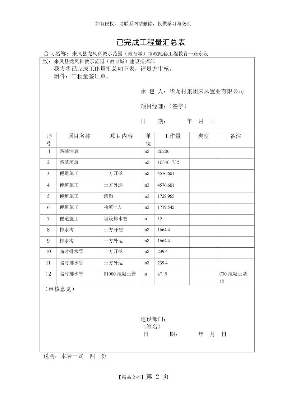 已完成工程量汇总表.doc_第2页