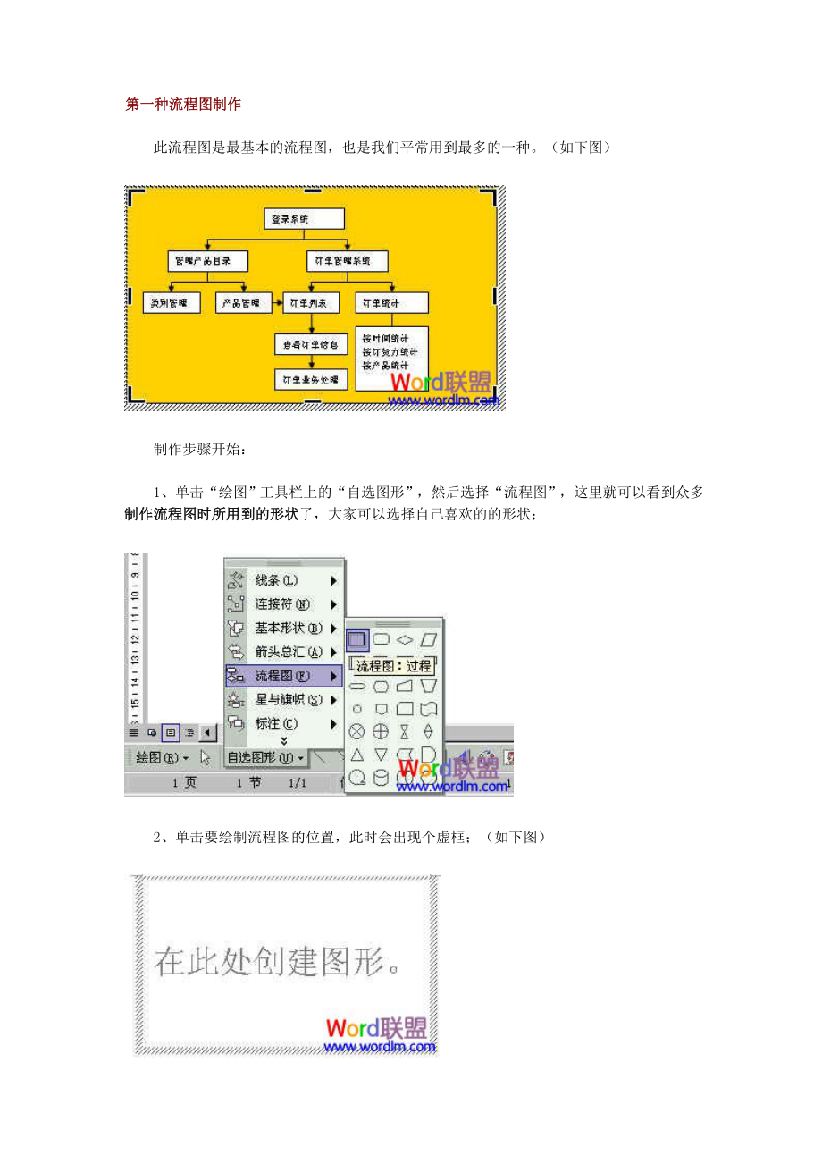 Word中流程图怎么画详细.doc_第1页