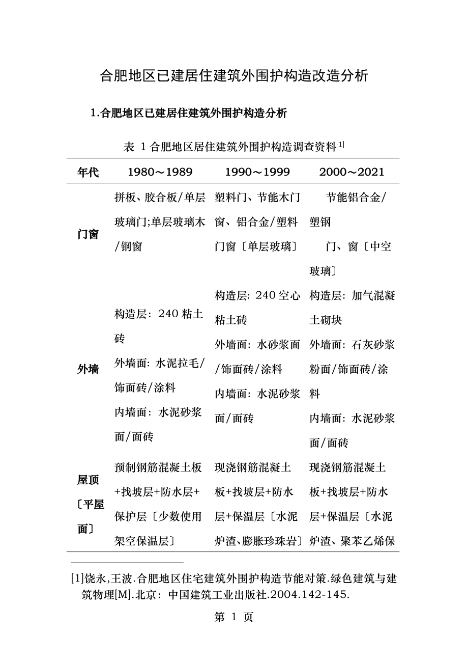 旧建筑改造分析添加外墙外保温.doc_第1页