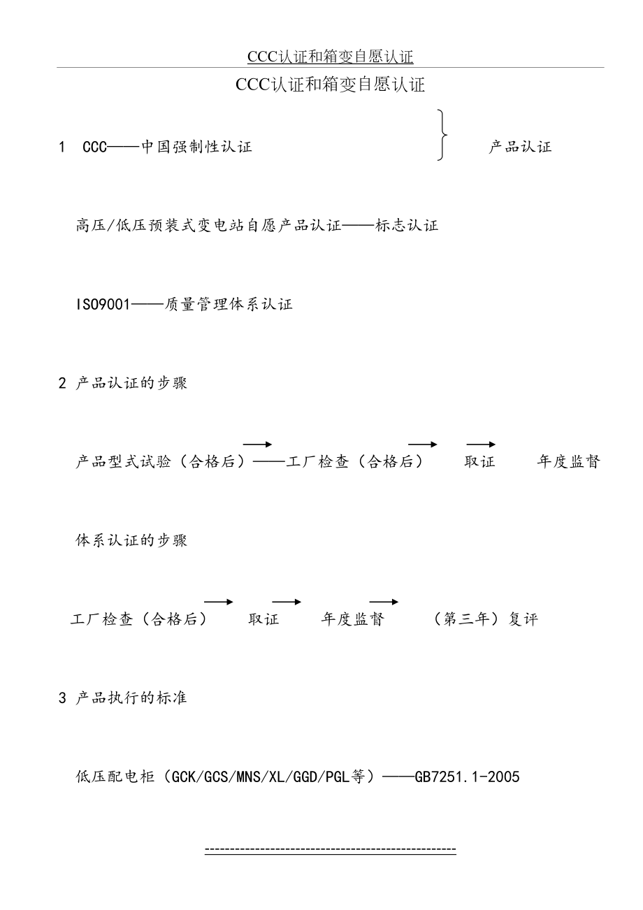 最新CCC认证和箱变自愿认证培训.doc_第2页