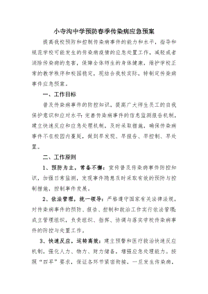 2015学校预防传染病应急预案.doc