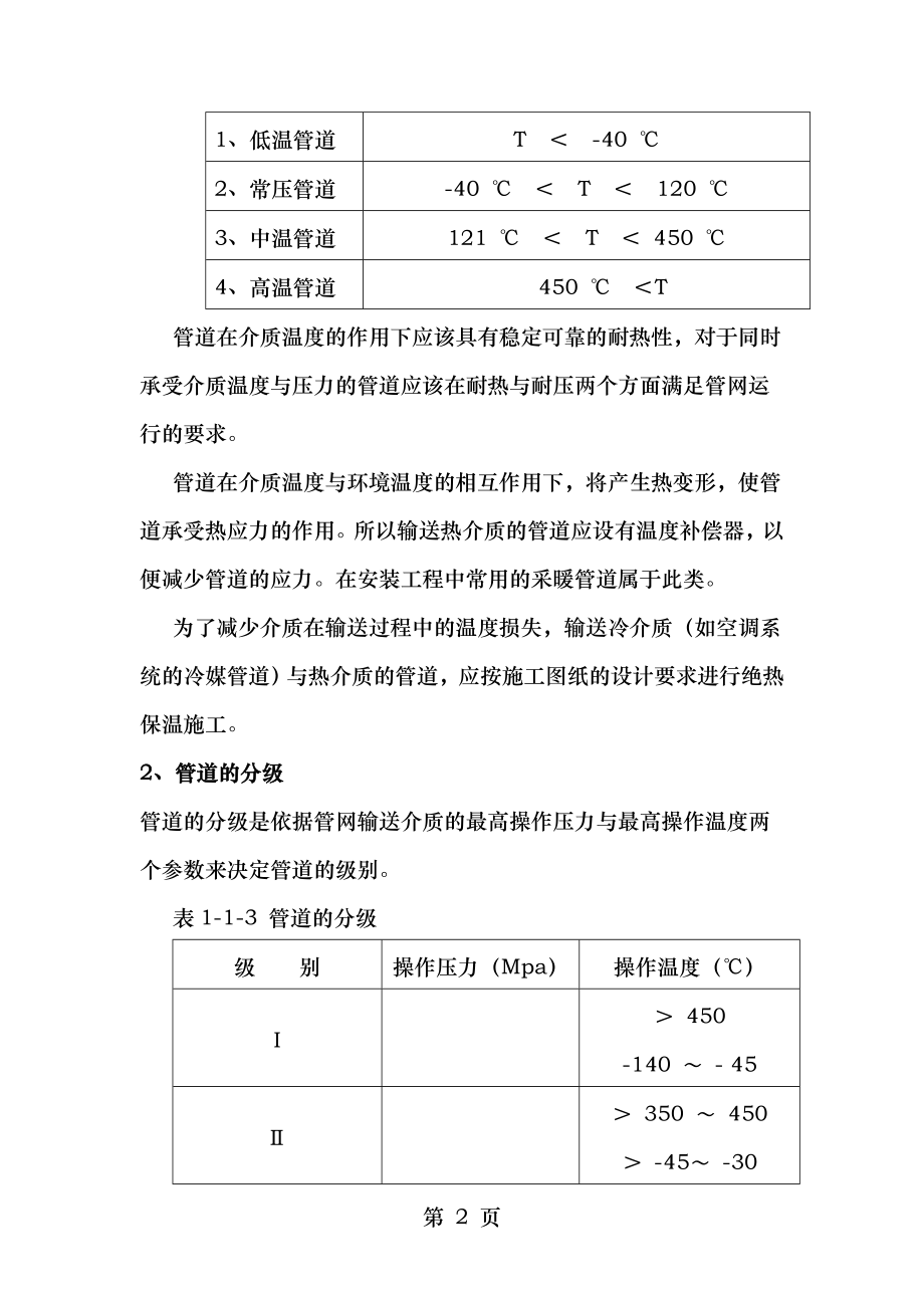 给排水、采暖、燃气工程—管道的分类与分级.doc_第2页