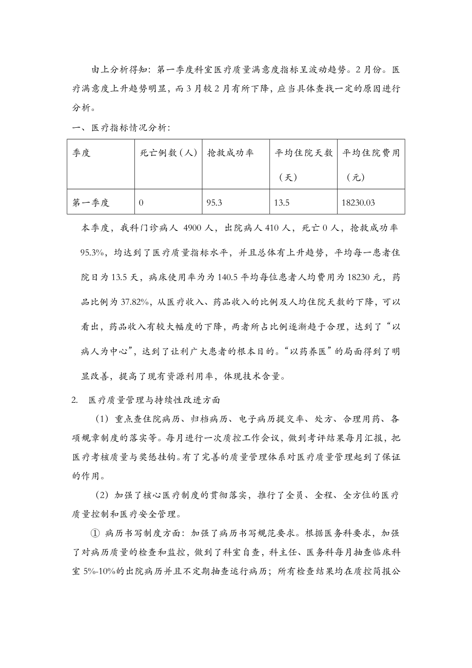 2015第1季度医疗质量安全管理与持续改进总结1-(1).doc_第2页