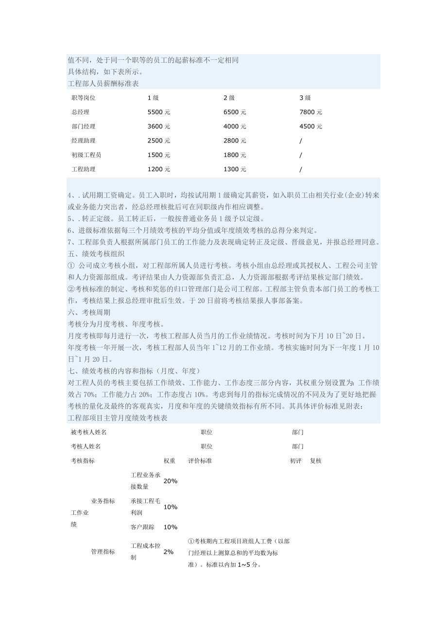 工程项目部绩效考核方案.doc_第2页