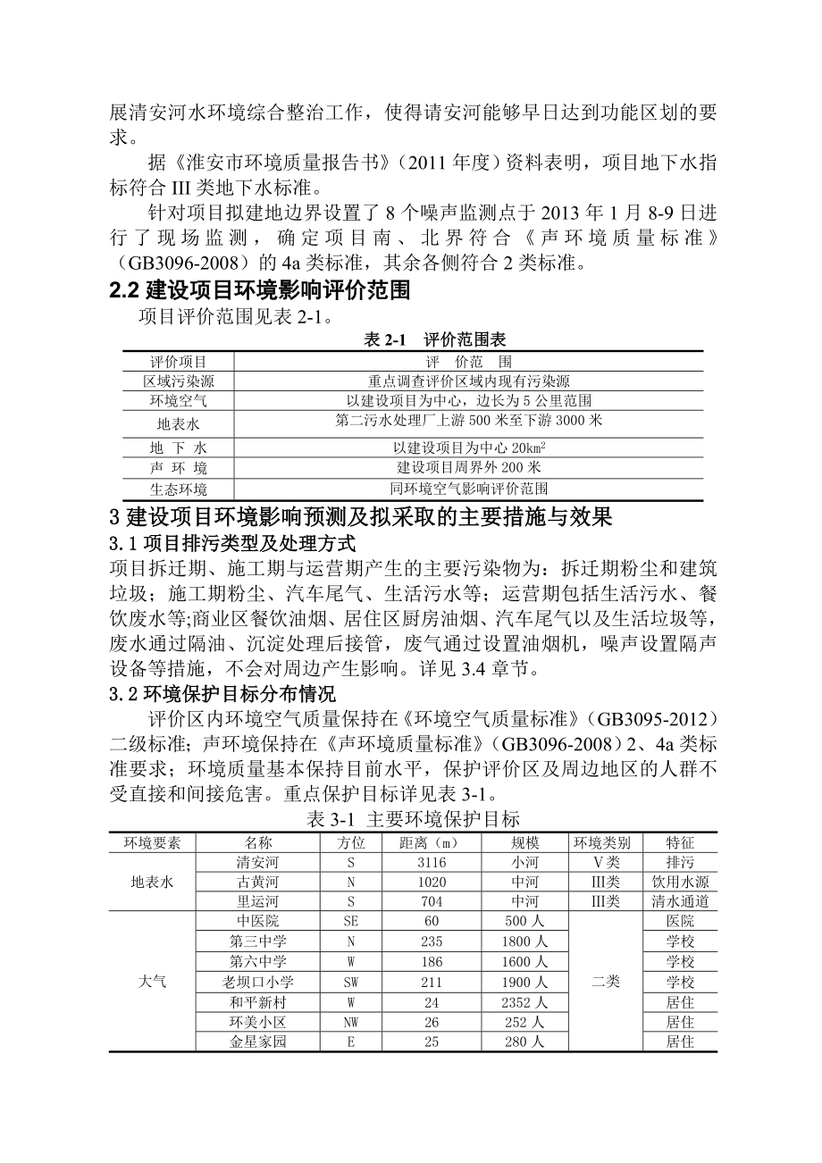 XX国际广场环境影响报告书简本.doc_第2页