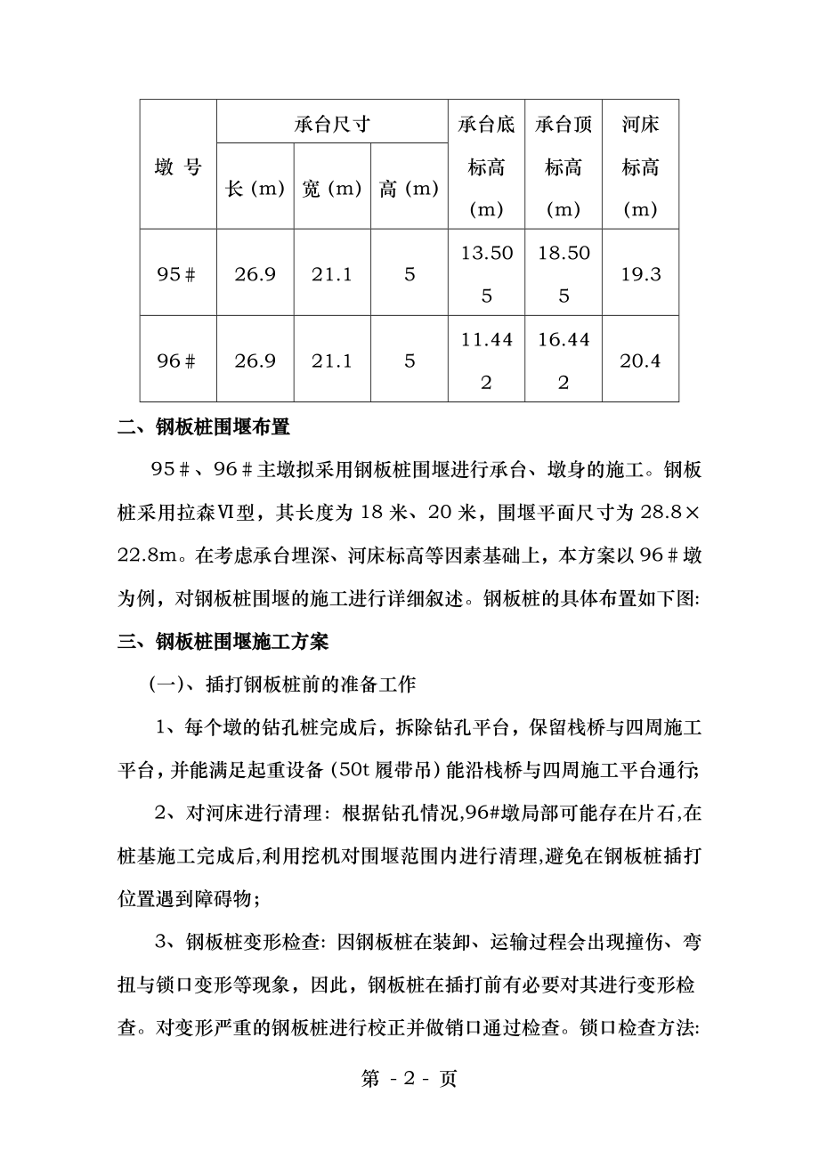 钢板桩围堰施工设计.doc_第2页