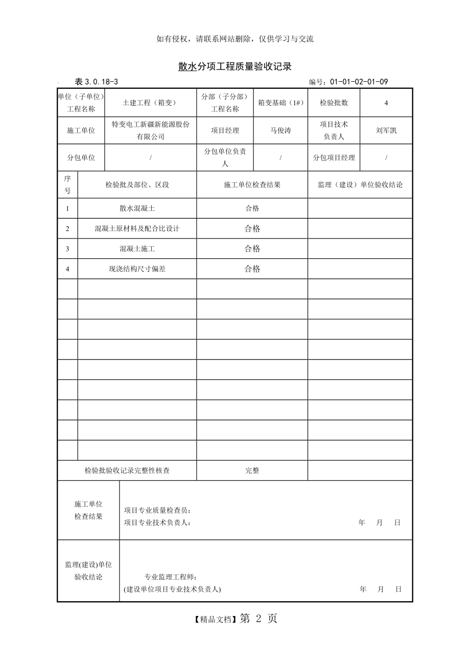 散水分项工程质量验收记录.doc_第2页