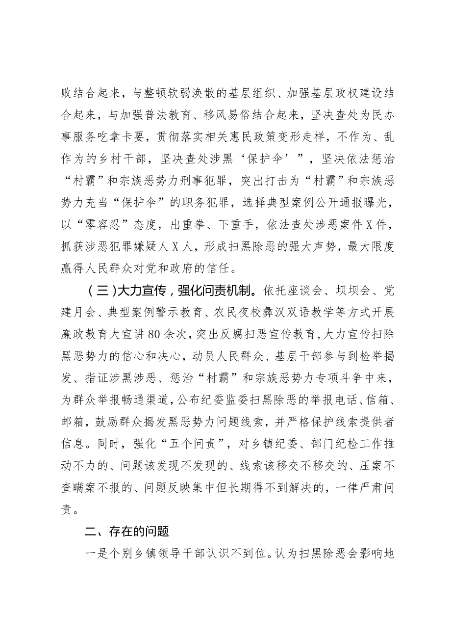 扫黑除恶专项斗争情况的报告.doc_第2页