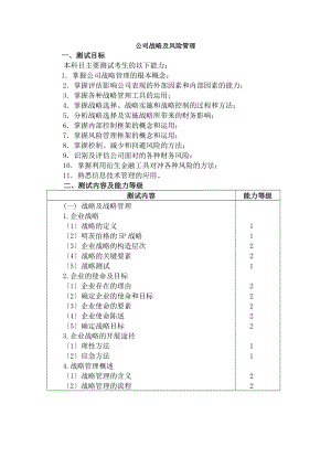 公司战略与风险管理新制度大纲.docx