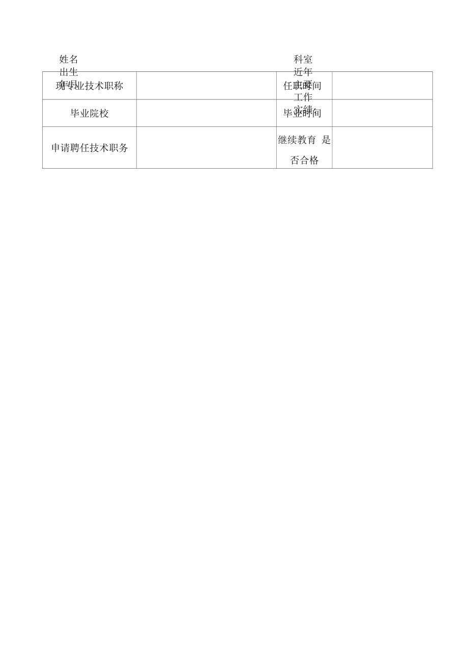 医院专业技术职务聘任申请表.docx_第2页