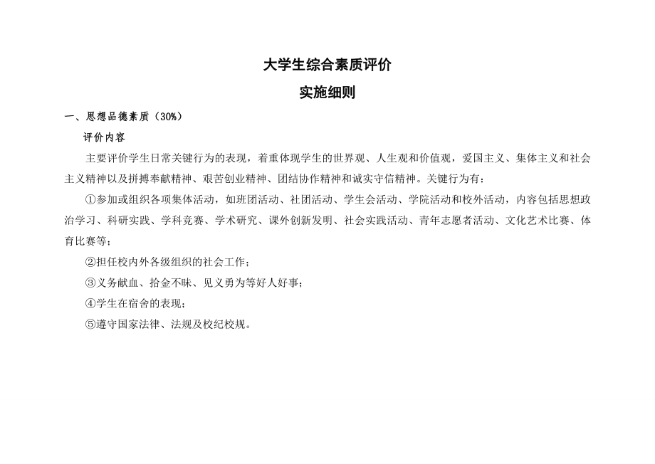 大学生综合素质评价92303.doc_第1页