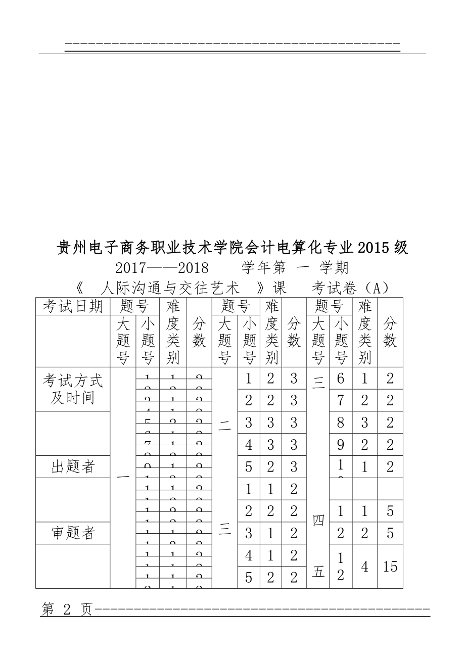 《人际沟通与交往艺术》A卷新(15页).doc_第2页