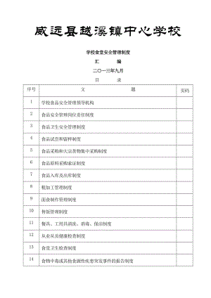 学校食堂相关管理制度008.doc