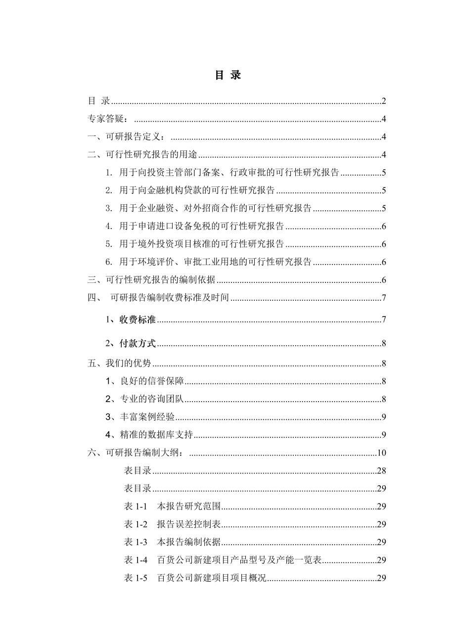 百货公司项目可行性研究报告.doc_第2页