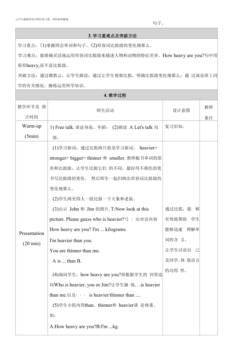 (PEP)人教版六年级下册英语《Unit 1 Part B Let's learn》教学设计5.docx_第2页