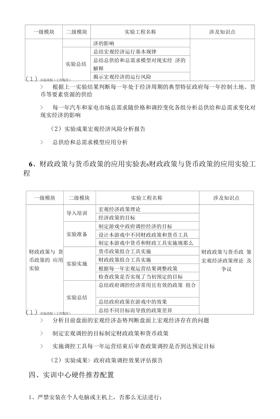 数字经济实验室建设方案（宏观和微观经济学综合仿真实验）.docx_第2页