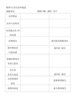 湾大发出差审批表及特殊事项审批表.docx