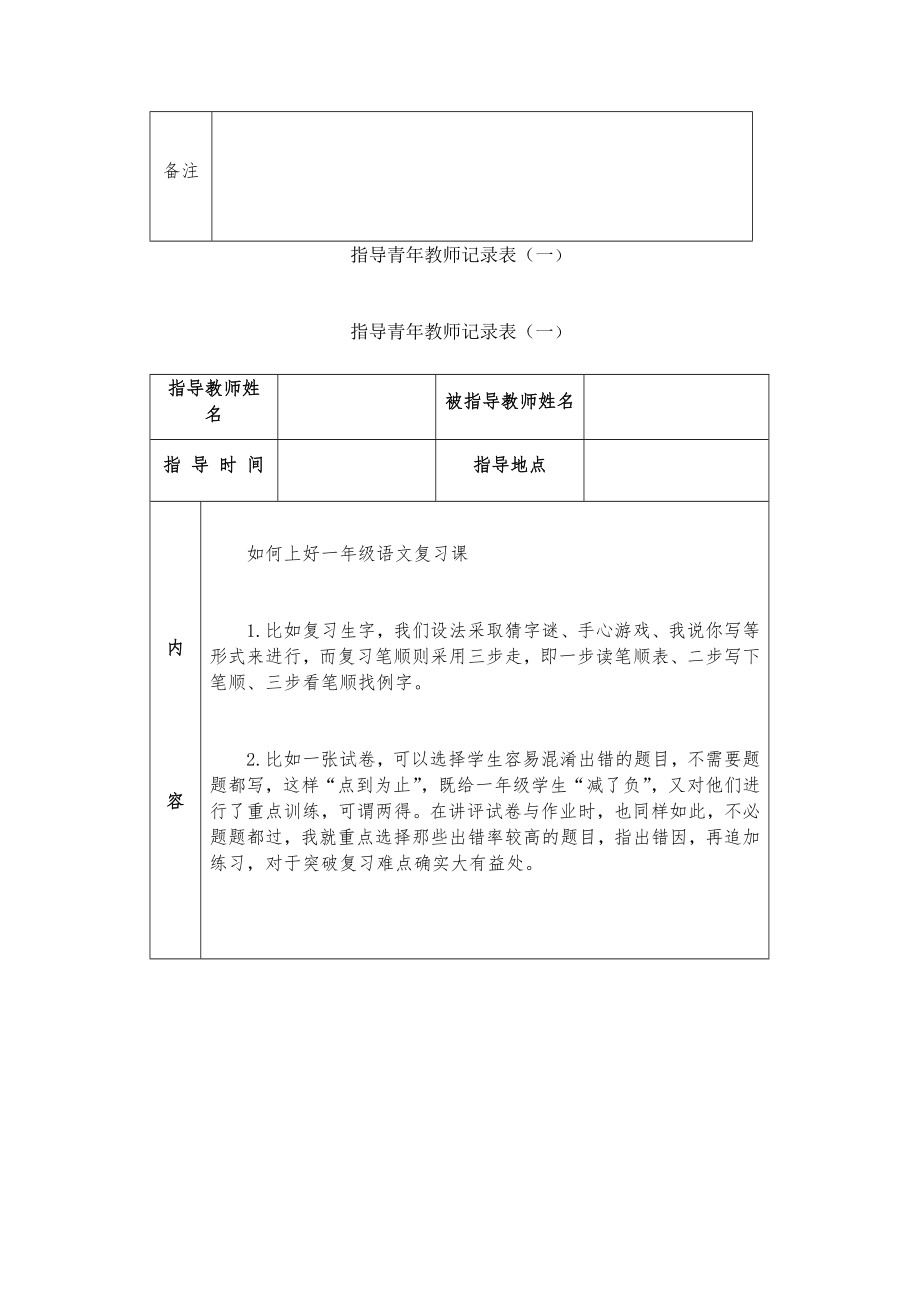 指导青年教师记录表84859.doc_第2页