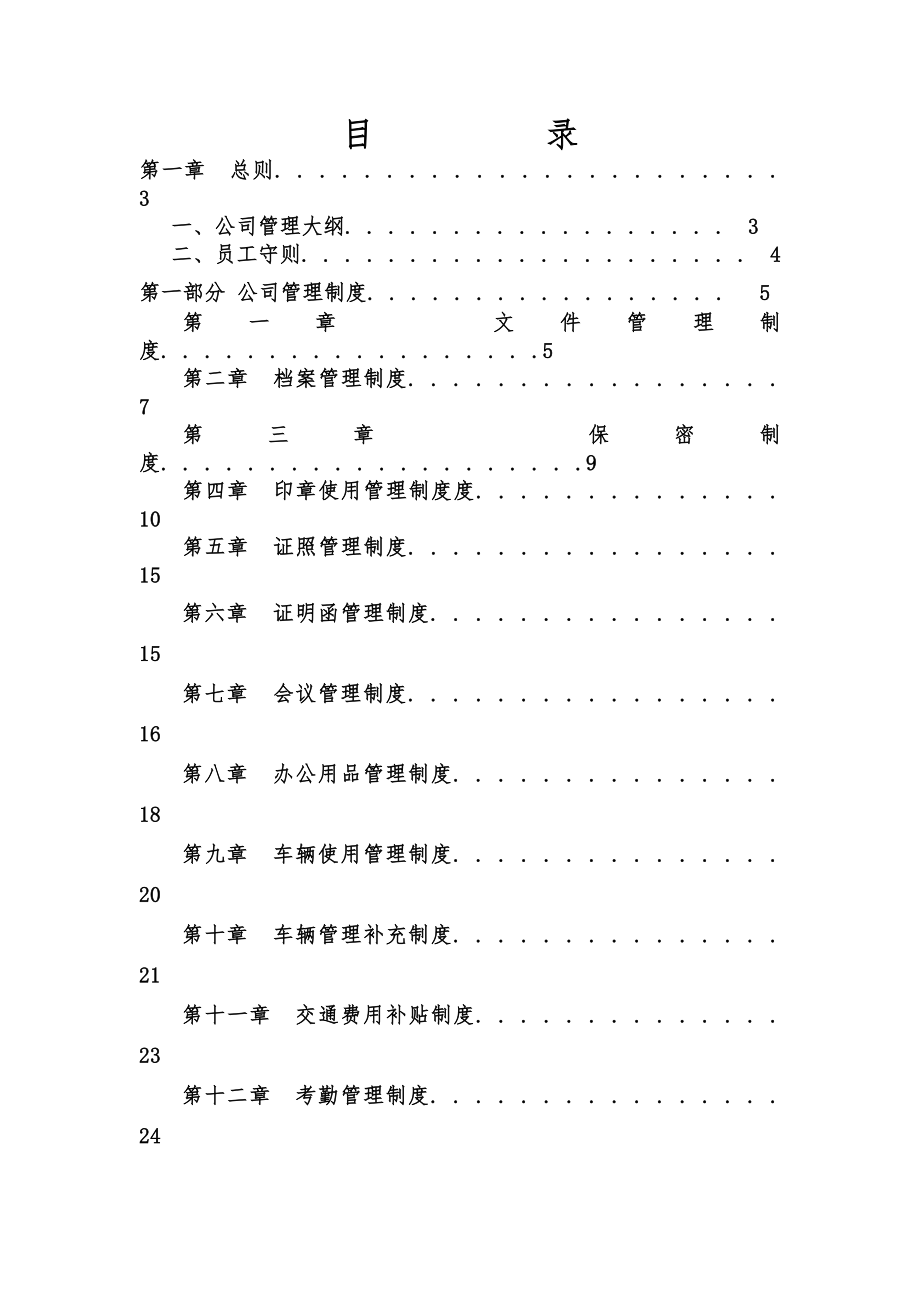 公司管理制度大全现.docx_第1页