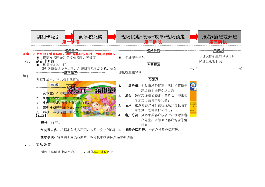 昂立六一刮刮乐A版培训学校招生活动方案.doc_第2页