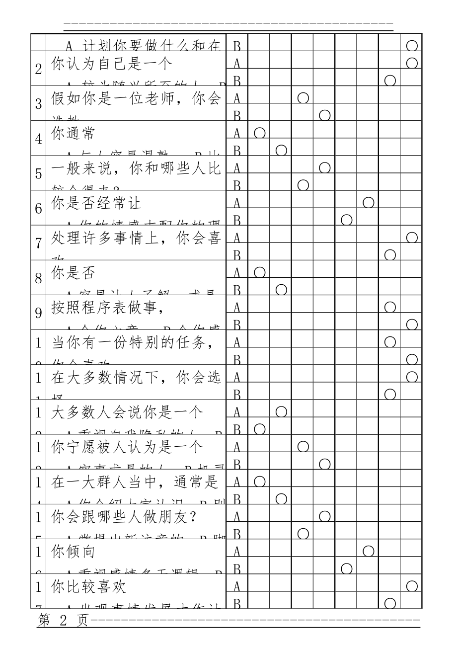 《MBTI职业性格测试题》(19页).doc_第2页