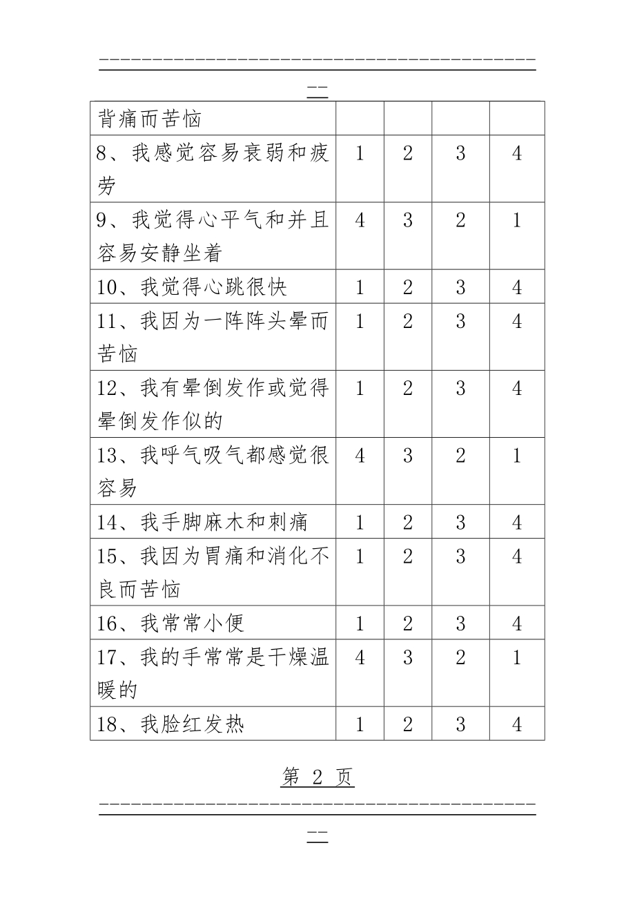 SAS(焦虑)自评量表(3页).doc_第2页