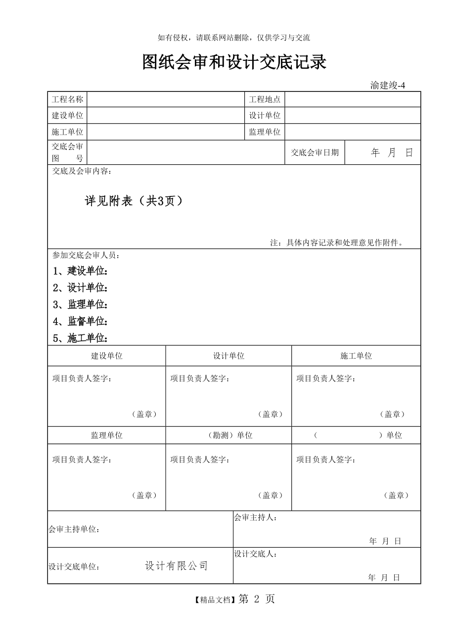 装饰工程图纸会审(样本).doc_第2页