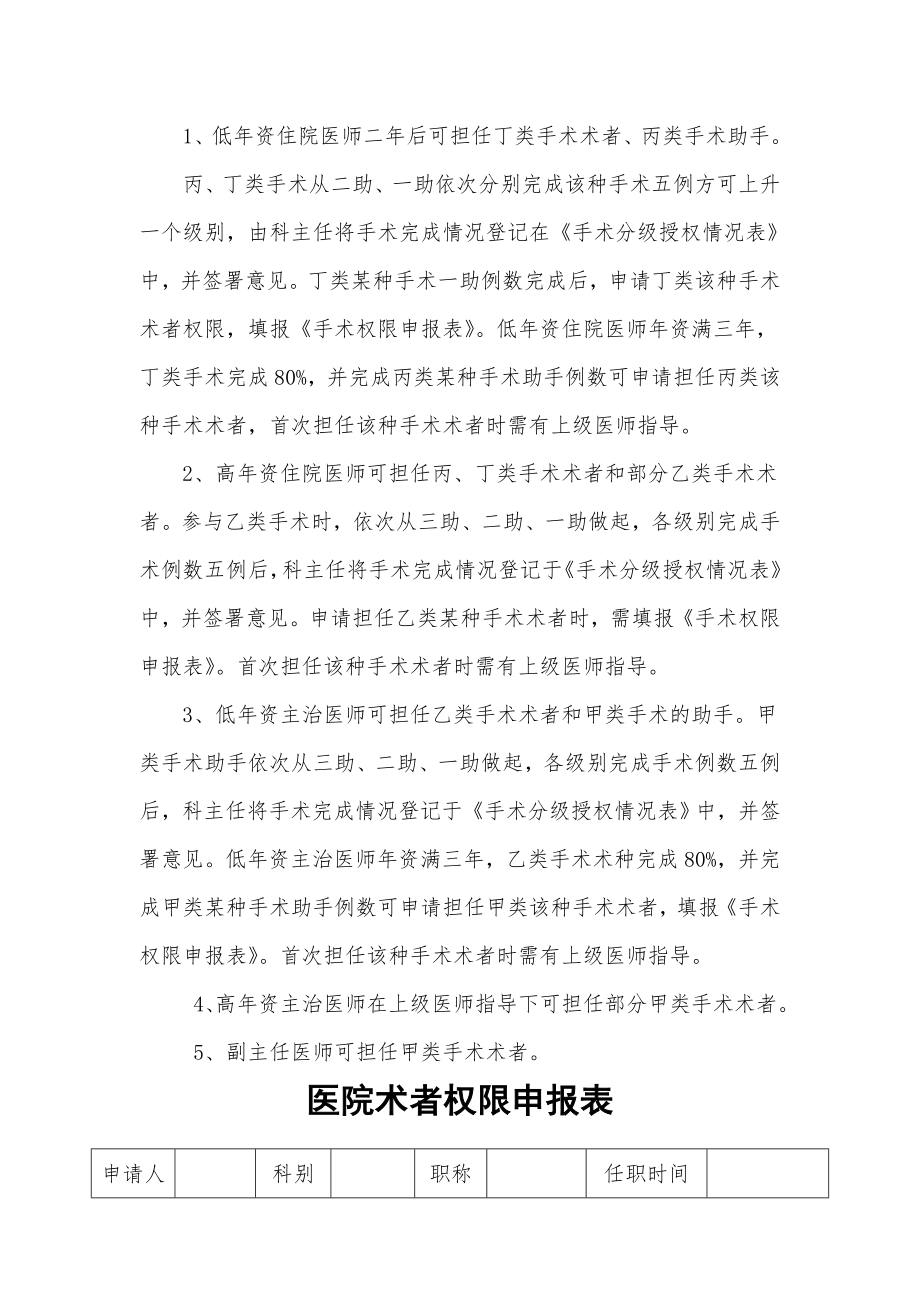 手术分级管理定期能力评价和再授权制度.doc_第2页