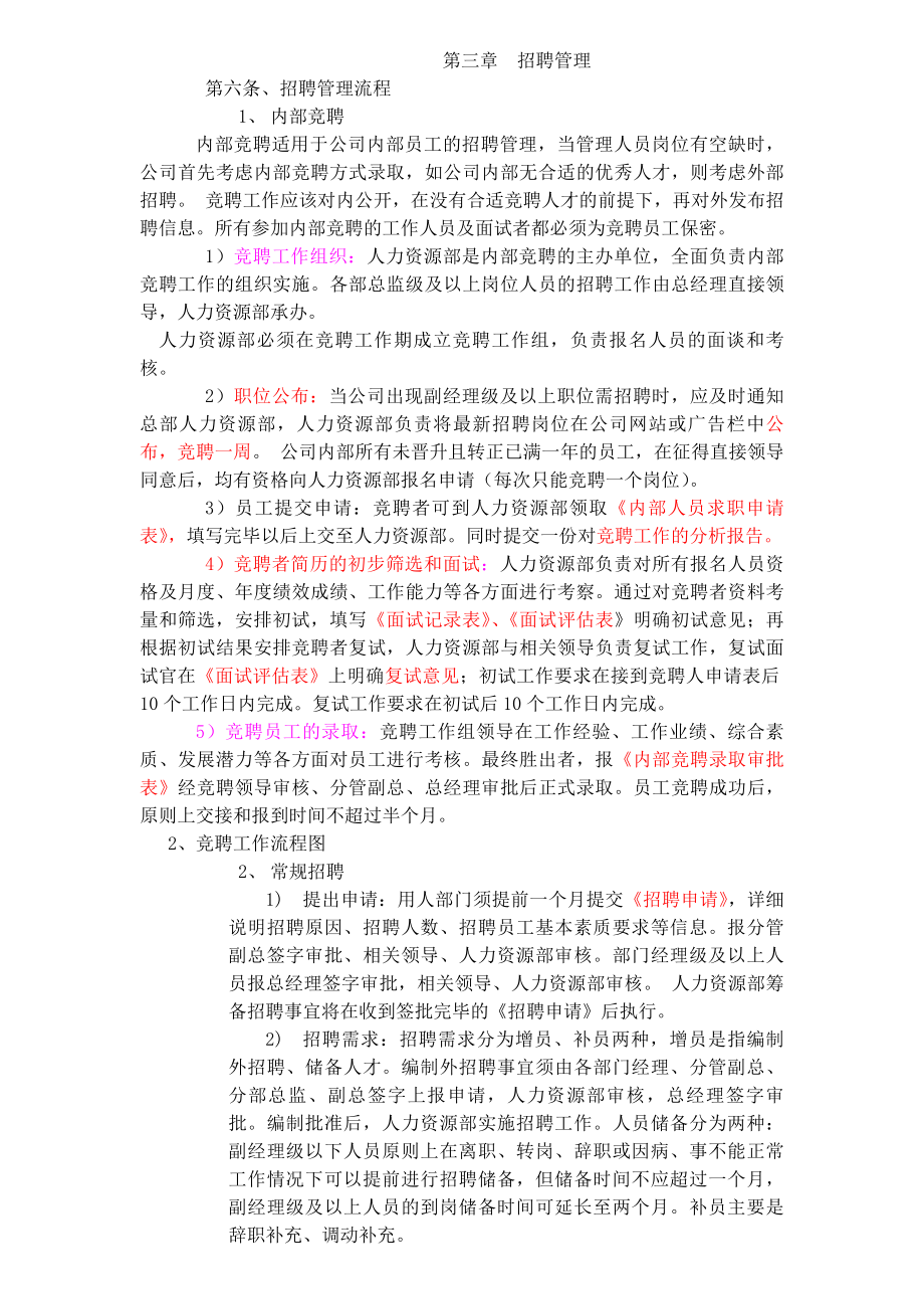 招聘管理制度人力资源.docx_第2页