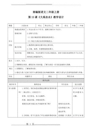 《大禹治水》教案 (人教部编版)(9页).doc