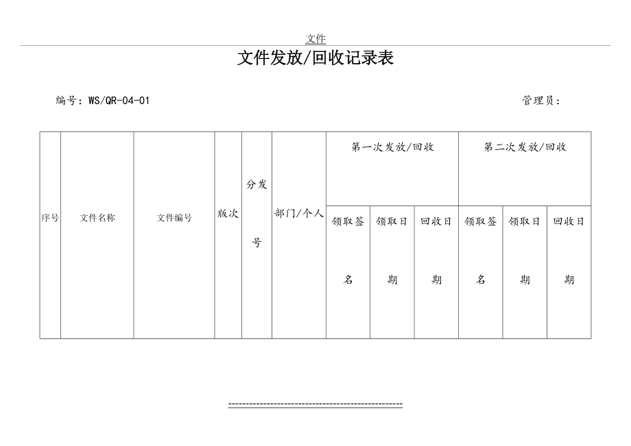 最新ISO9001表格(全套)..doc_第2页