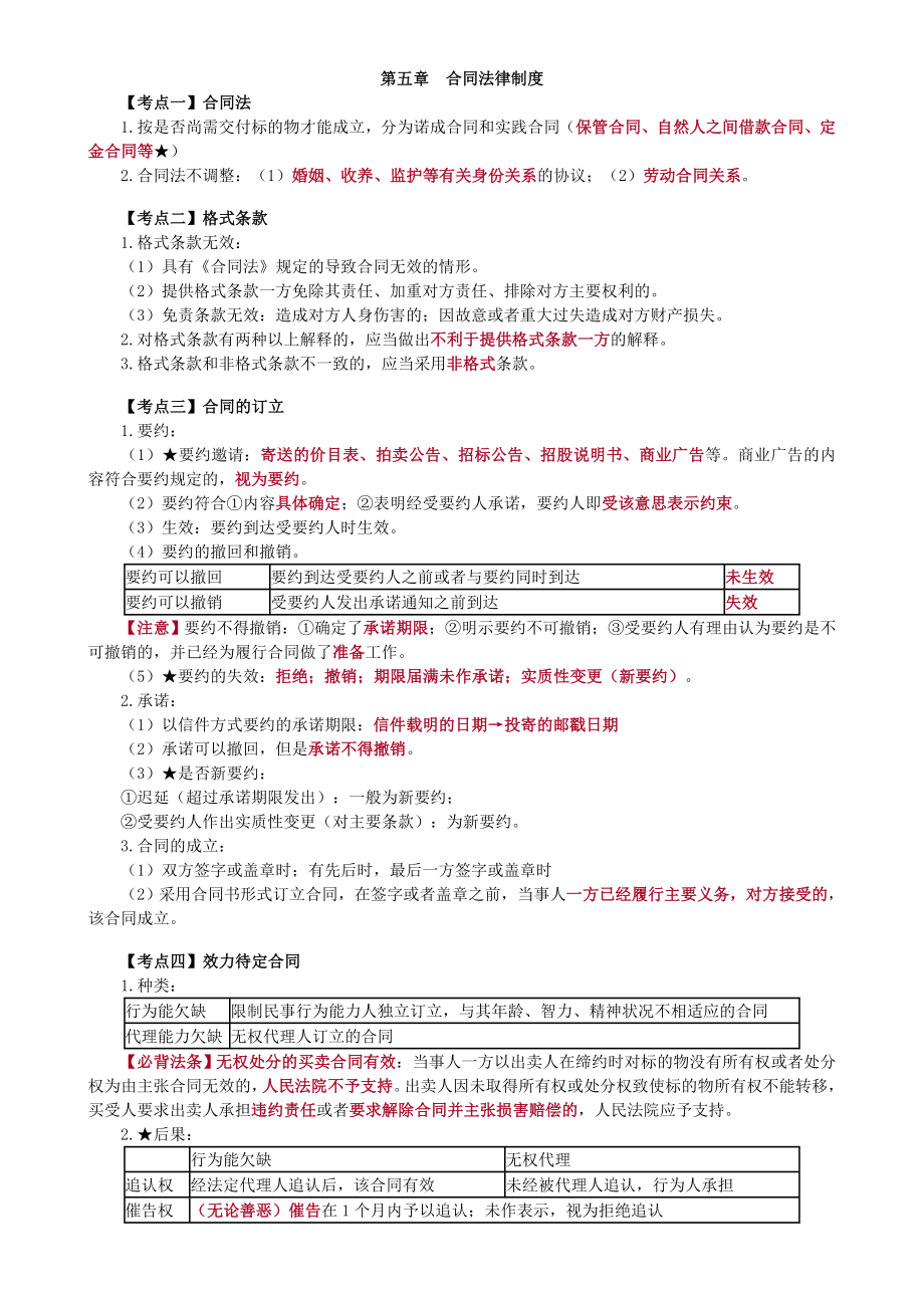 2014年中级经济法合同法律制度.doc_第1页