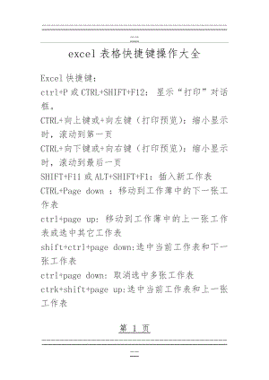 excel表格快捷键操作大全(24页).doc