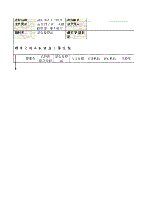 项目尽职调查工作制度流程.docx