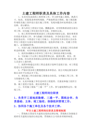 土建工程师岗位工作职责与具体内容.docx