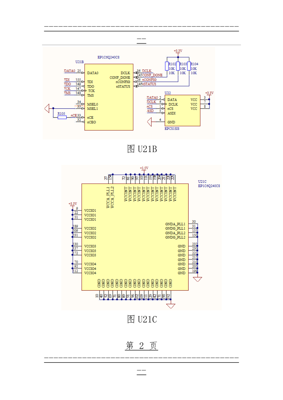 EP1C6Q240C8封装和部分引脚的功能分析(17页).doc_第2页