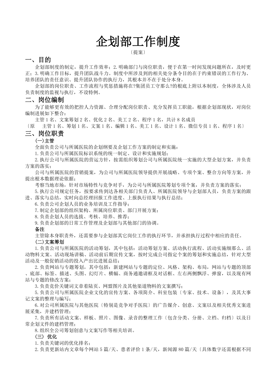 企划部工作制度.docx_第1页